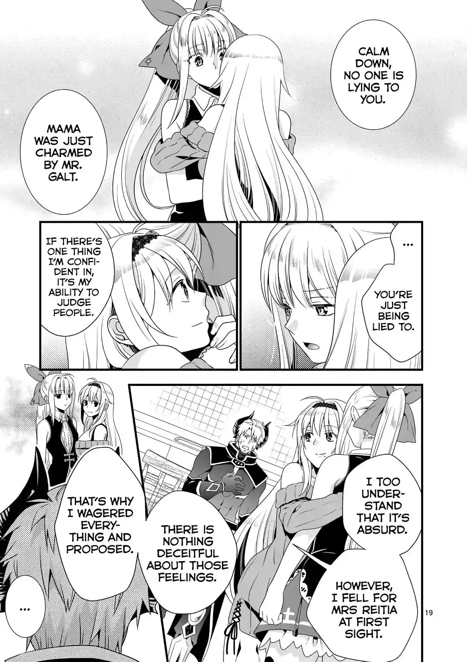 Maou Desu. Onna Yuusha no Hahaoya to Saikon Shita no de, Onna Yuusha ga Giri no Musume ni Narimashita. Chapter 2 20